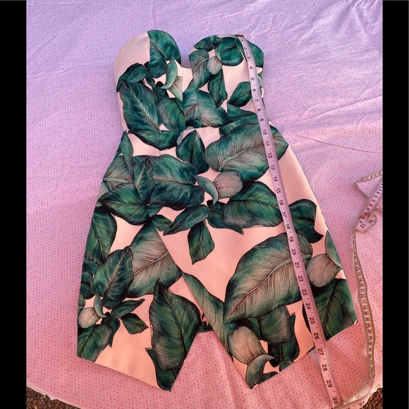 C/MEO Collective Women's Green Palm Leaf Printed Dress - Picture 6 of 13